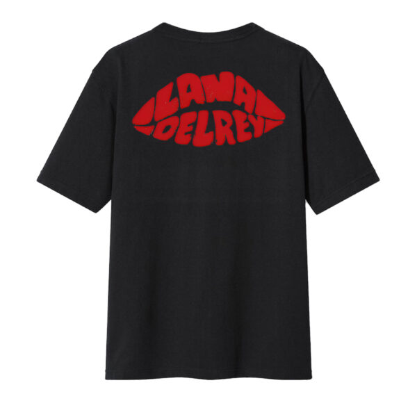 CAMISETA LANA DEL REY RED LIPS