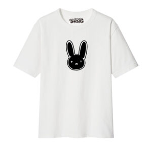 CAMISETA BAD BUNNY LOGO BLANCA