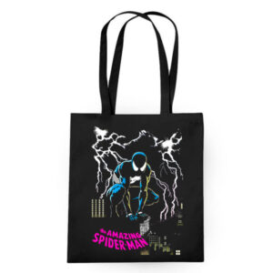 TOTE BAG BLACK SPIDERMAN