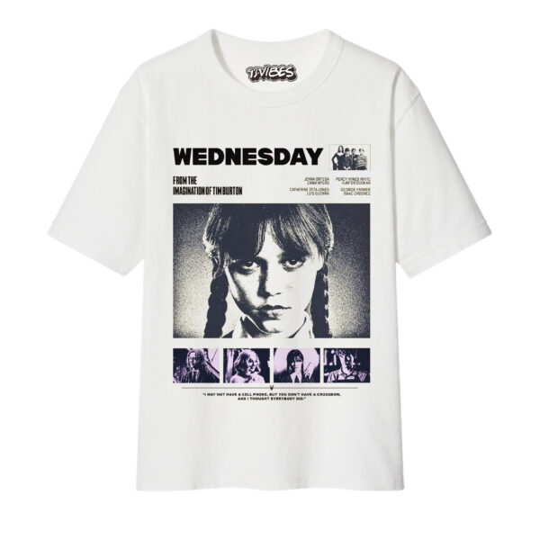 CAMISETA WEDNESDAY