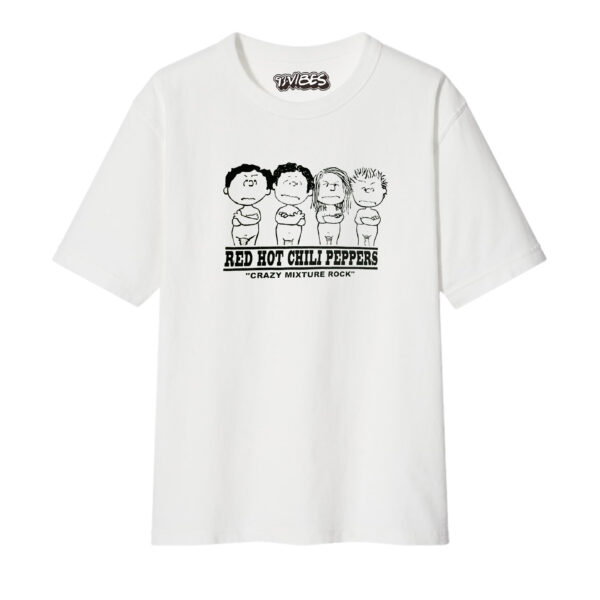 CAMISETA RHCP CHARLIE BROWN WORLD