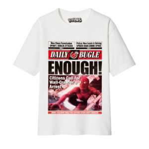 CAMISETA DAILY BUGLE ATACKS SPIDERMAN
