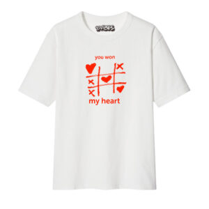 CAMISETA YOU WON MY HEART